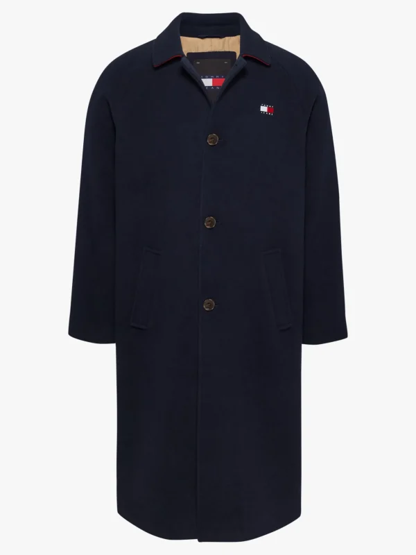 Tommy Hilfiger Longline-Mantel mit Wolle DARK NIGHT NAVY Best