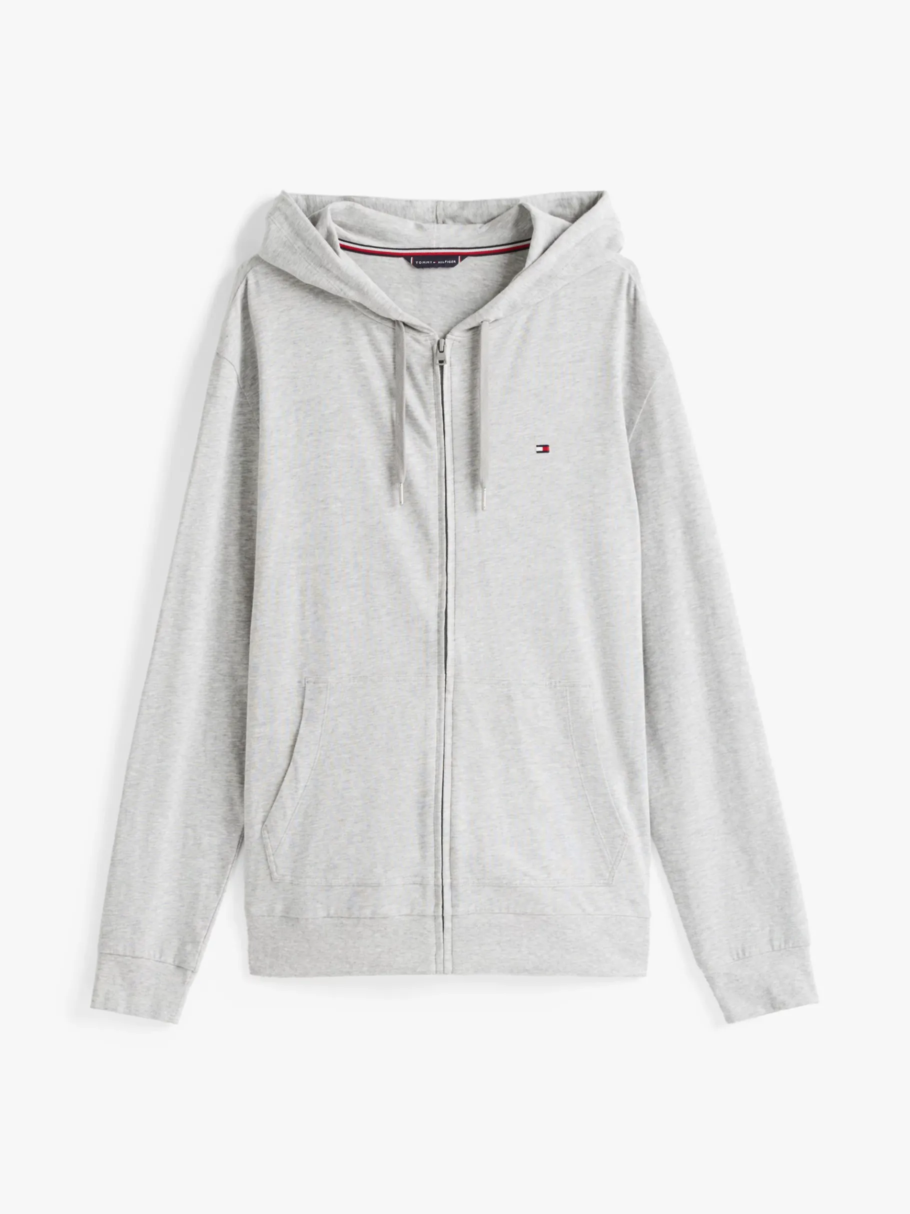 Tommy Hilfiger Lounge-Hoodie mit Reißverschluss LIGHT GREY HEATHER Cheap