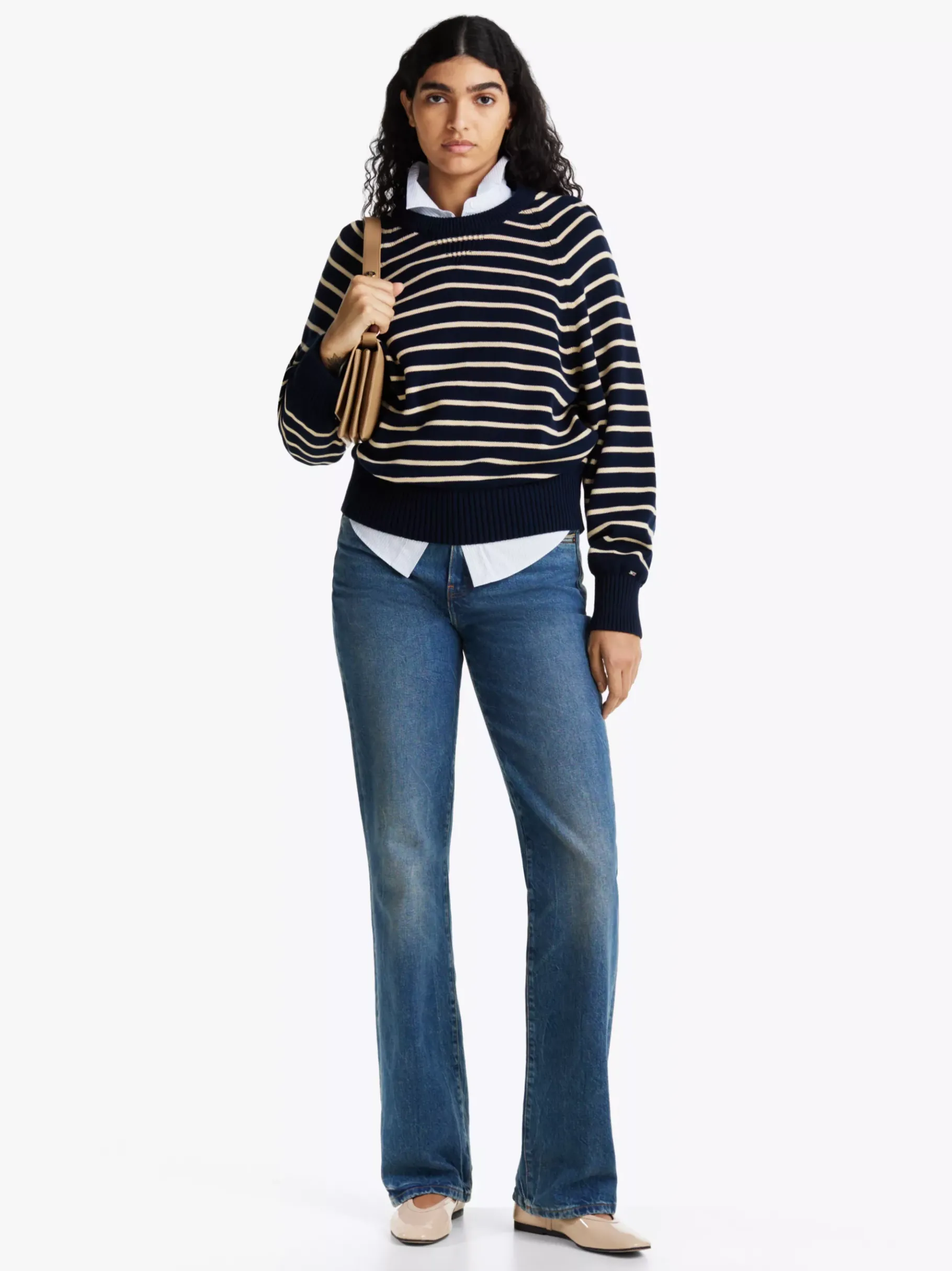 Tommy Hilfiger Mary Jane-Ballerina aus Lackleder MISTY BLUSH Hot