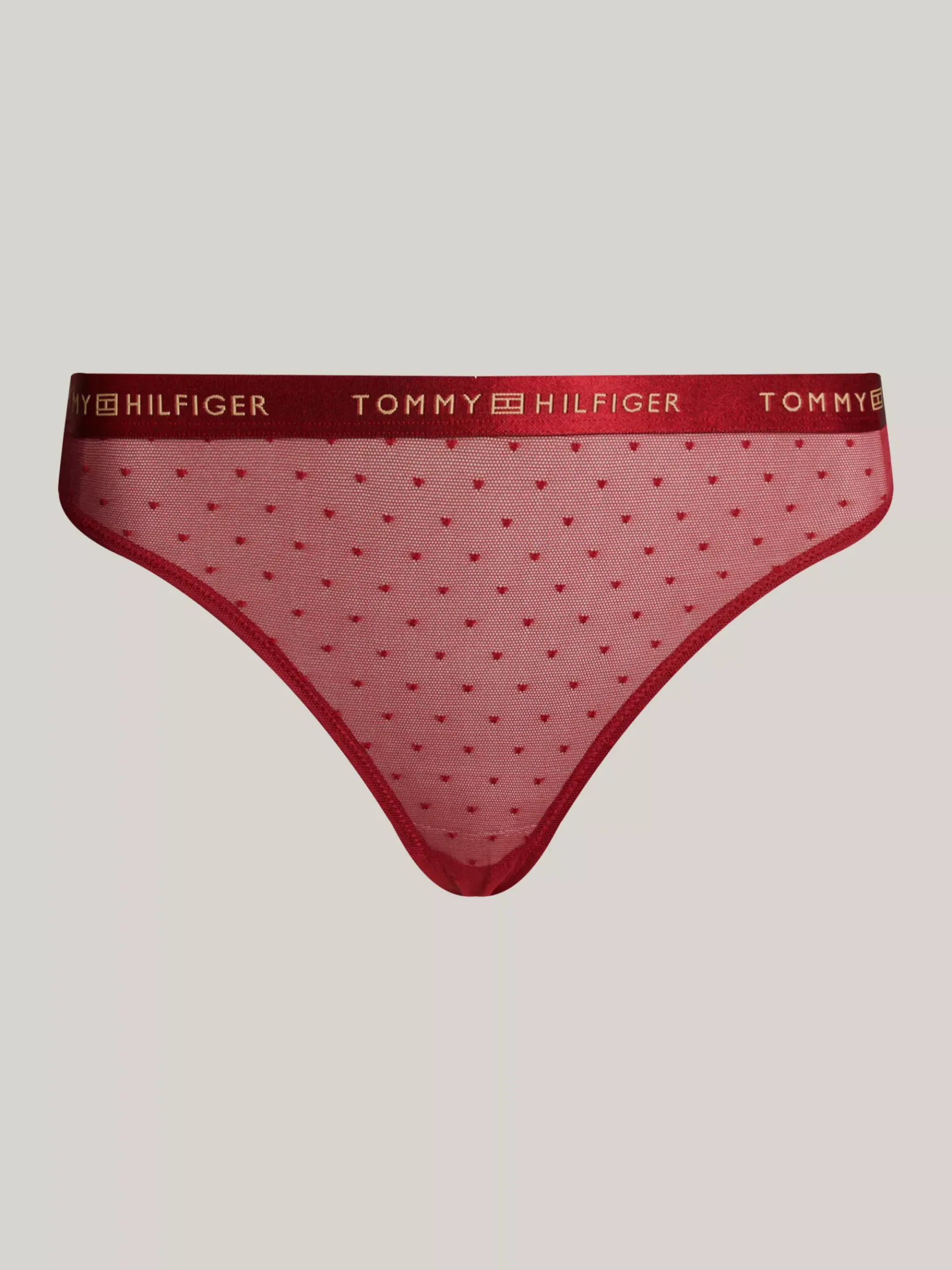 Tommy Hilfiger Mesh-String mit Geschenkbox ROUGE Outlet