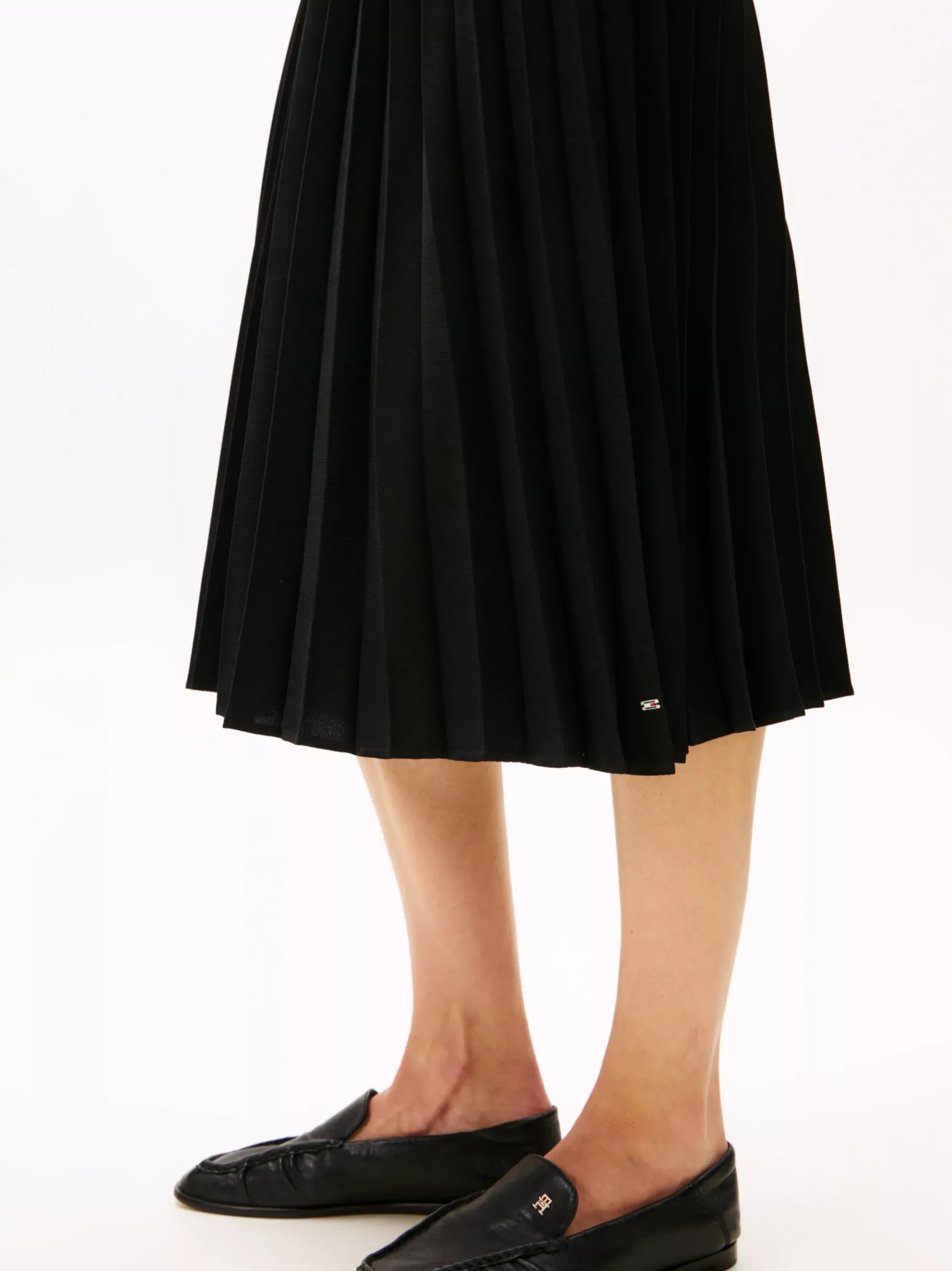 Tommy Hilfiger Midi-Faltenrock BLACK Shop
