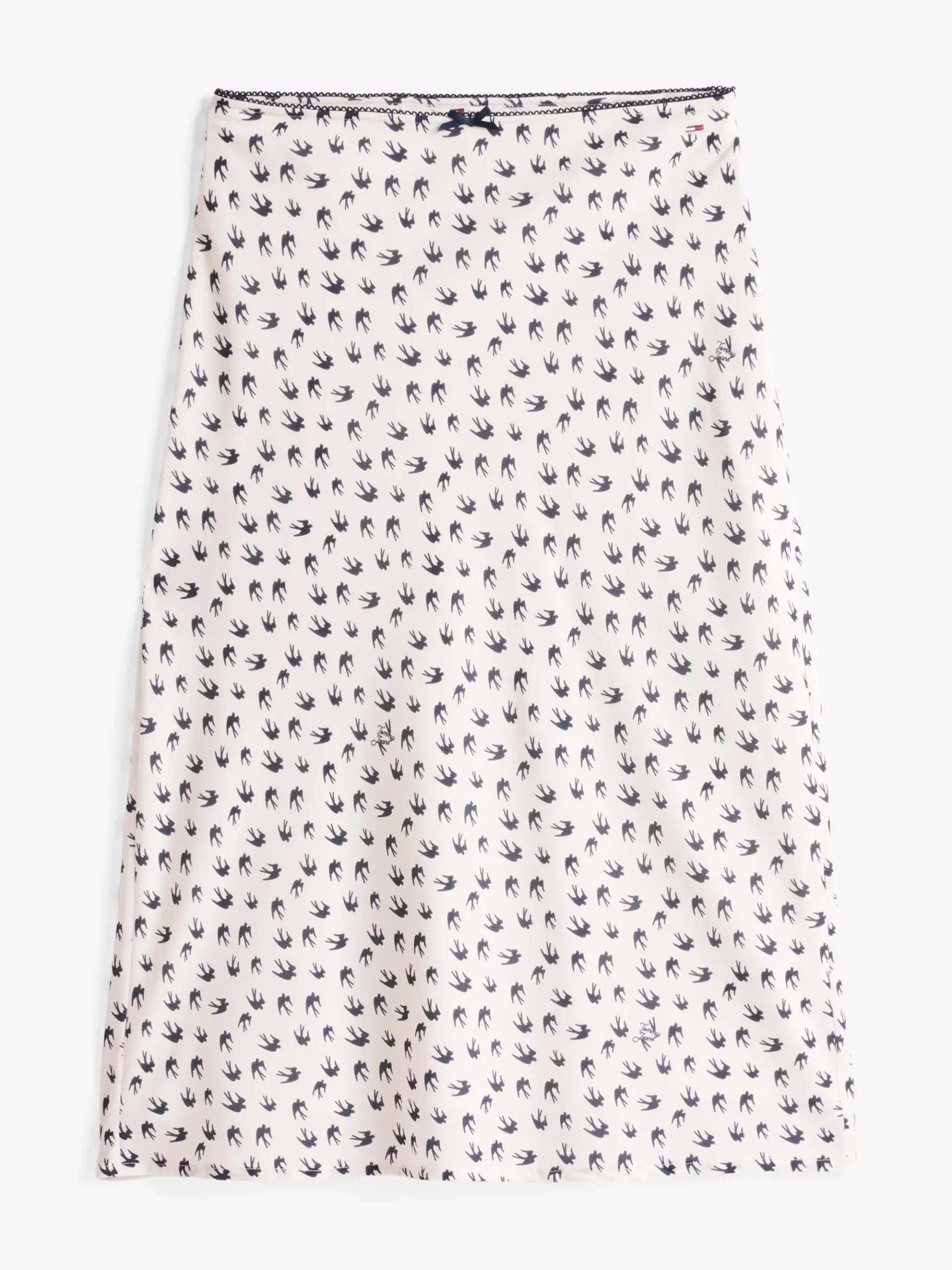 Tommy Hilfiger Midi-Rock mit Besatz WHITE BIRD AOP Shop