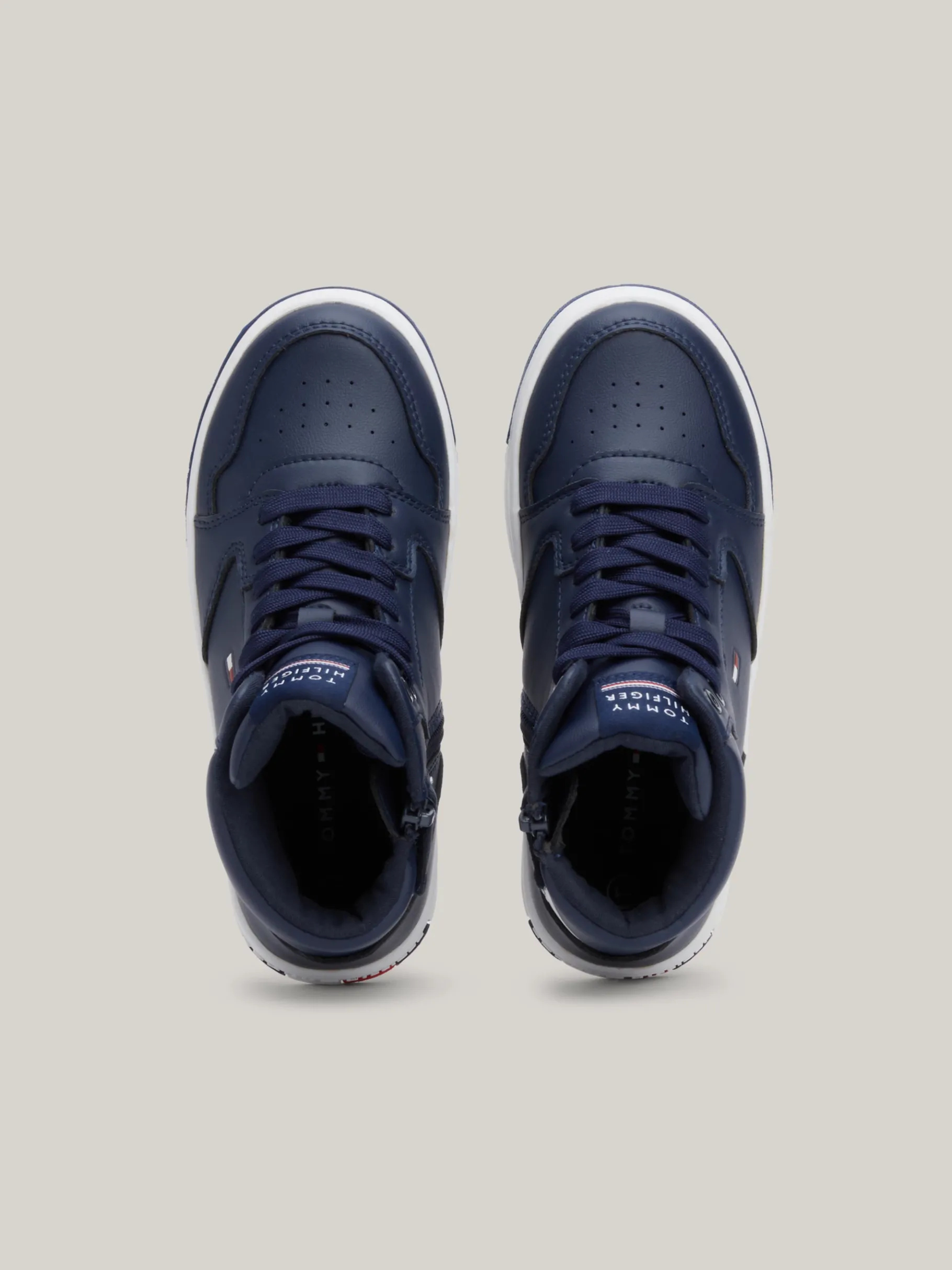 Tommy Hilfiger Mid-Top Lace-up Sneaker BLUE Cheap