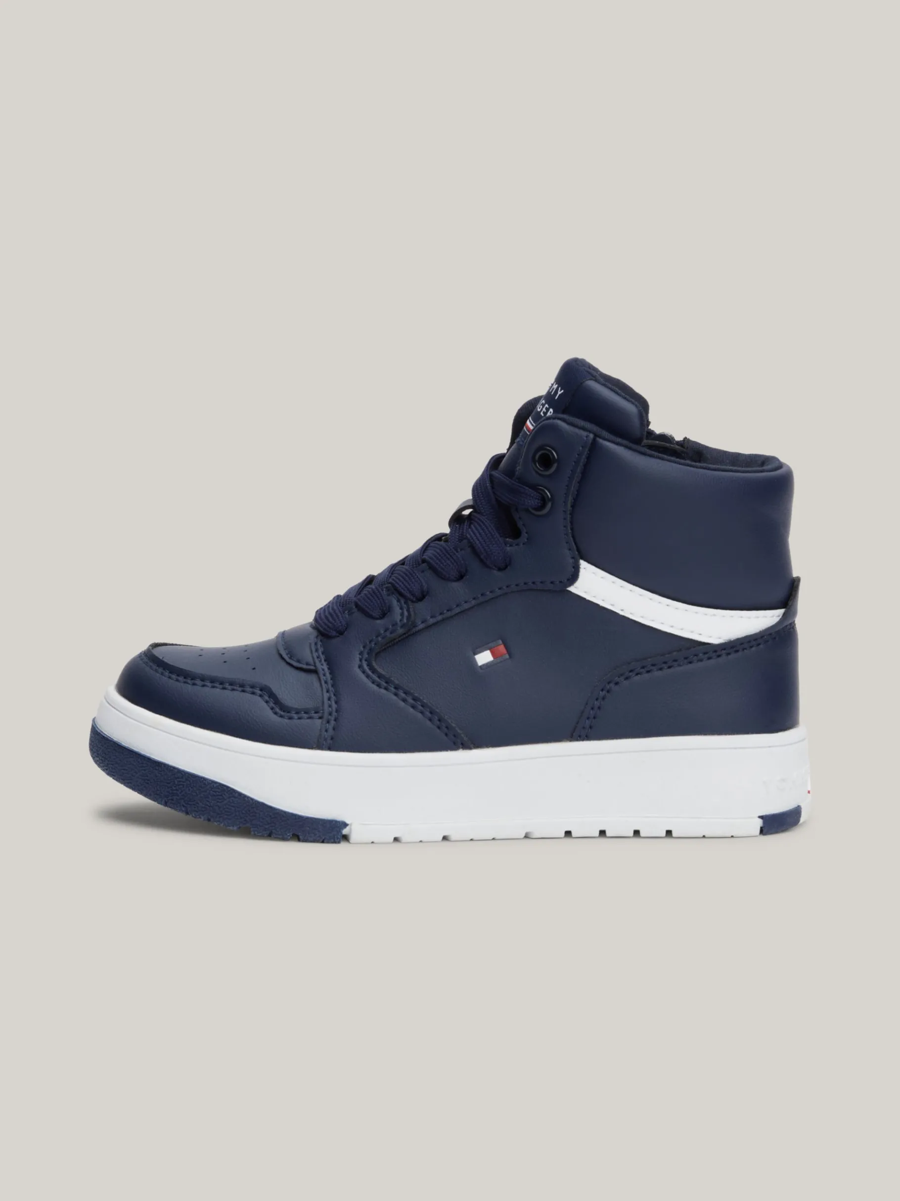 Tommy Hilfiger Mid-Top Lace-up Sneaker BLUE Cheap
