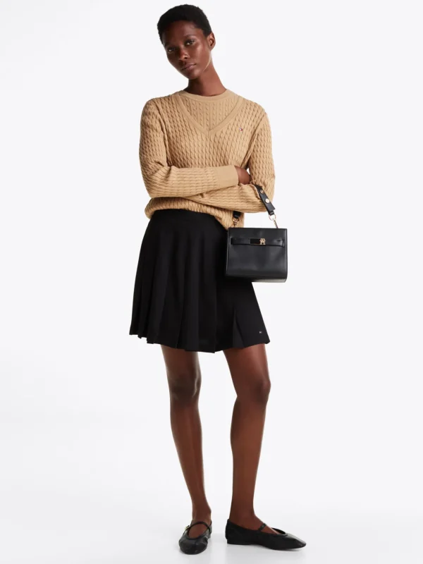 Tommy Hilfiger Mini-Faltenrock BLACK New