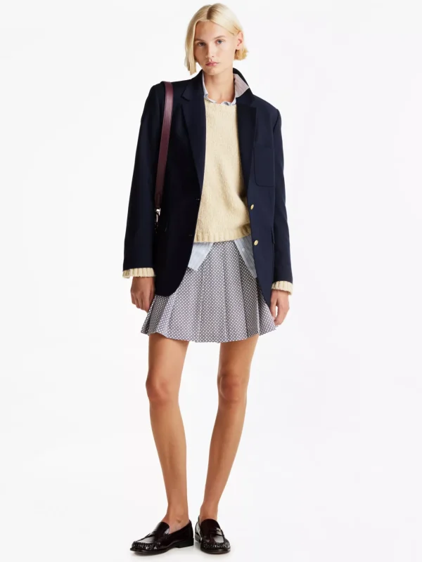 Tommy Hilfiger Mini-Faltenrock MINI GEO/ FLINT BLUE Outlet