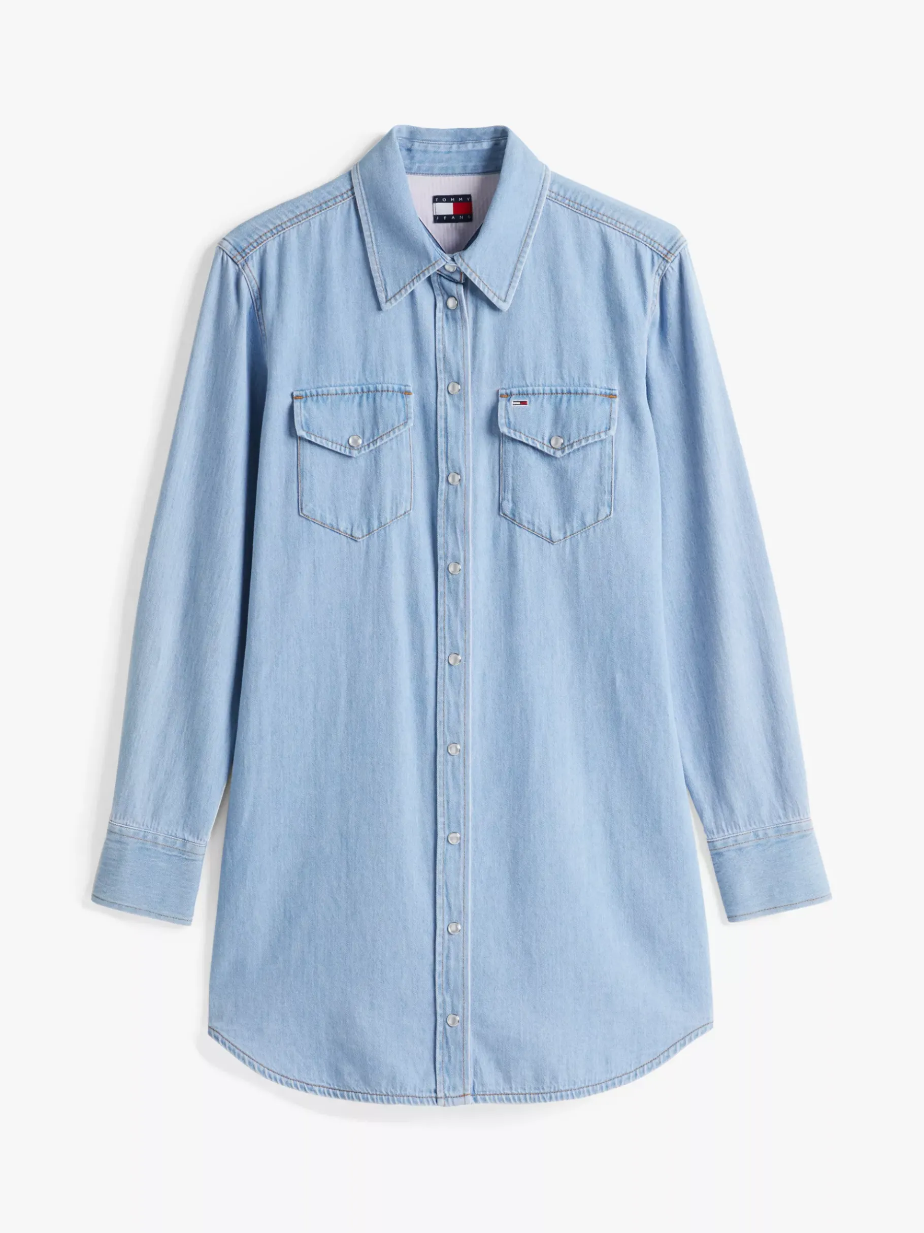Tommy Hilfiger Mini-Hemdkleid aus Denim DENIM LIGHT Shop