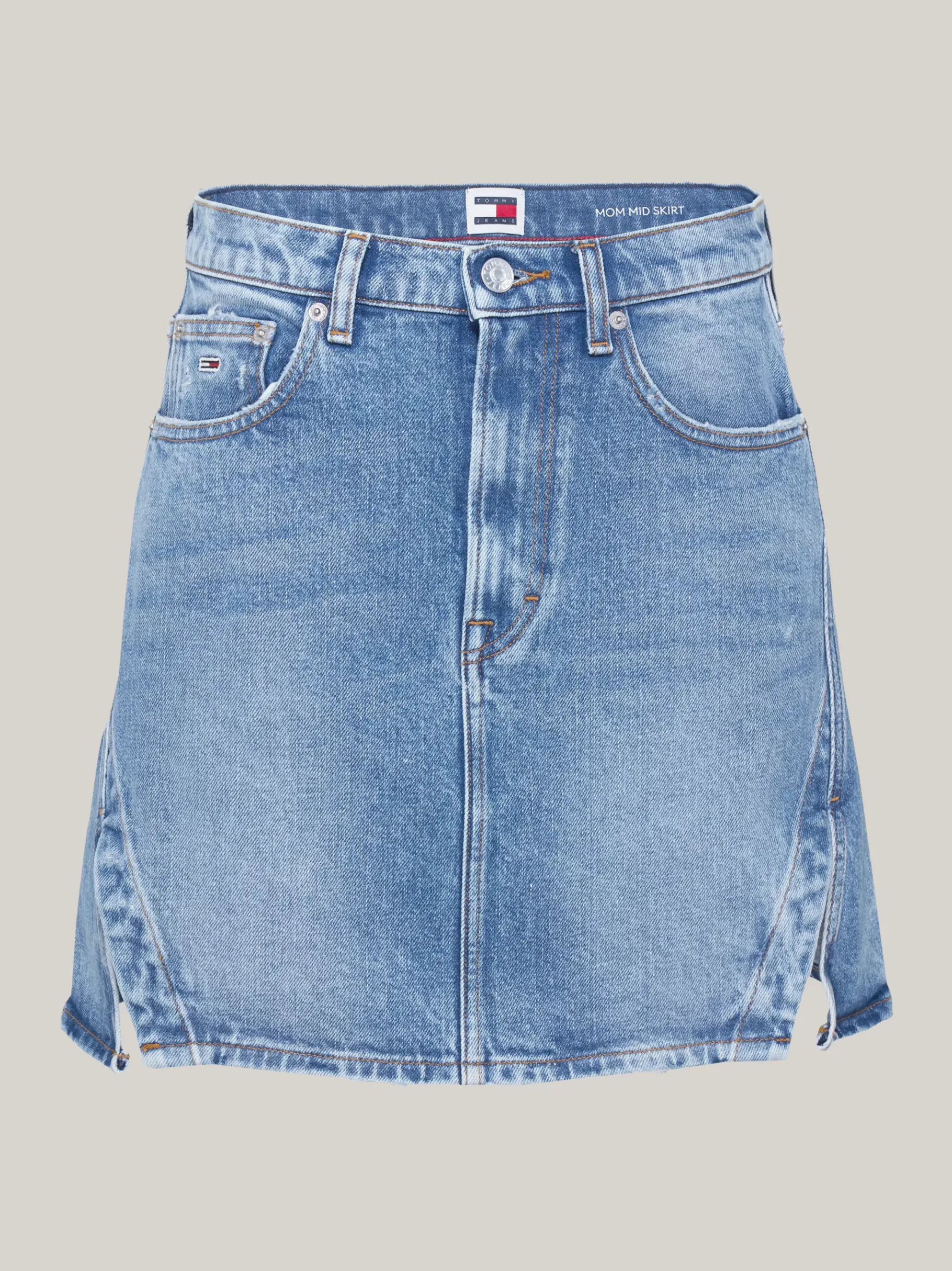 Tommy Hilfiger Mini-Jeansrock mit ultrahohem Bund DENIM LIGHT Store