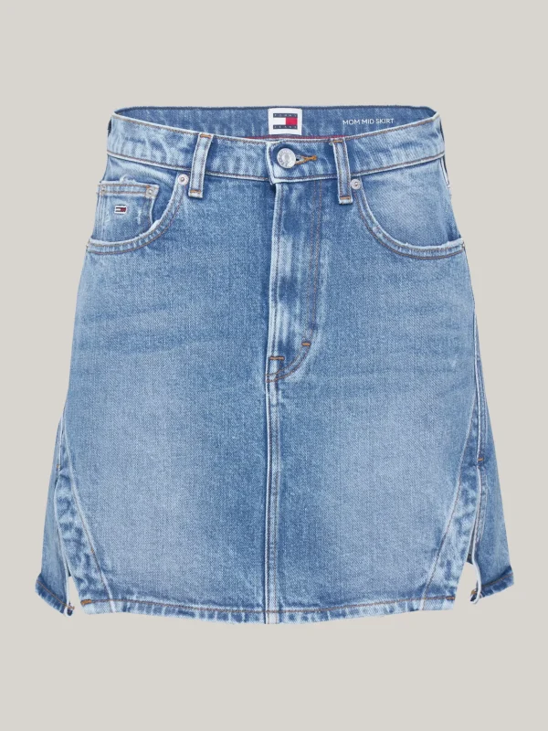 Tommy Hilfiger Mini-Jeansrock mit ultrahohem Bund DENIM LIGHT Store