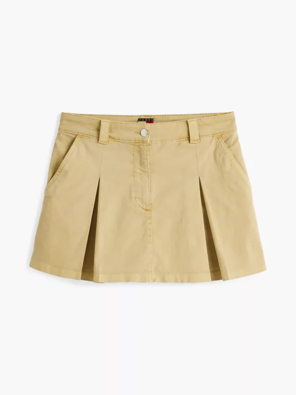 Tommy Hilfiger Minirock mit Falten und Pattentaschen RELIC TAN Cheap