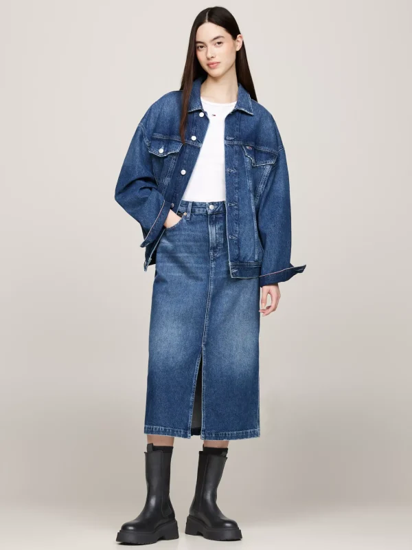 Tommy Hilfiger Mittelhoher rutschhemmender Chelsea-Lederboot BLACK Outlet