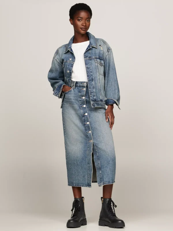 Tommy Hilfiger Mittelhoher Schnürstiefel aus Leder BLACK Best