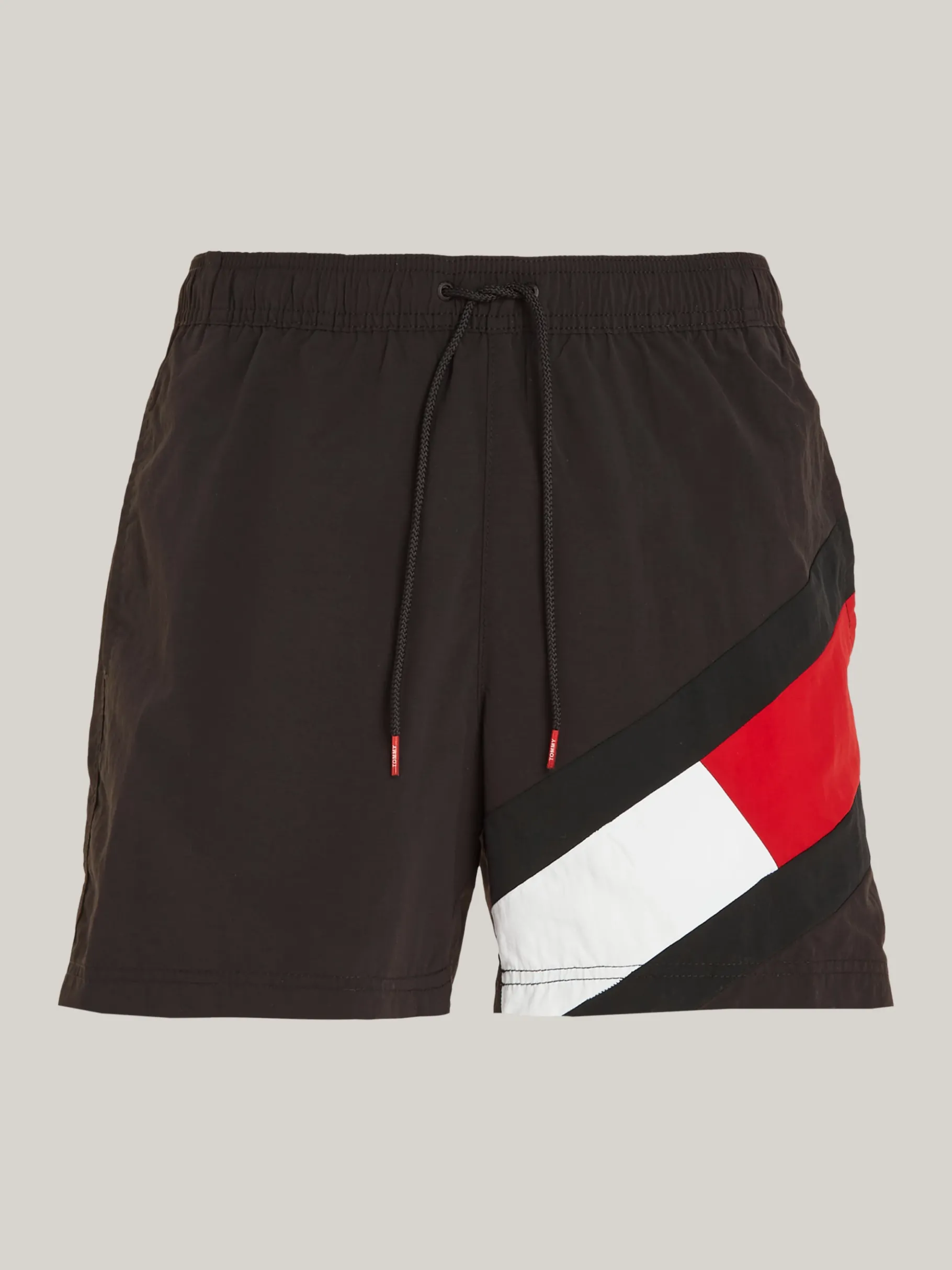 Tommy Hilfiger Mittellange Slim Fit Badeshorts mit Tunnelzug BLACK Store