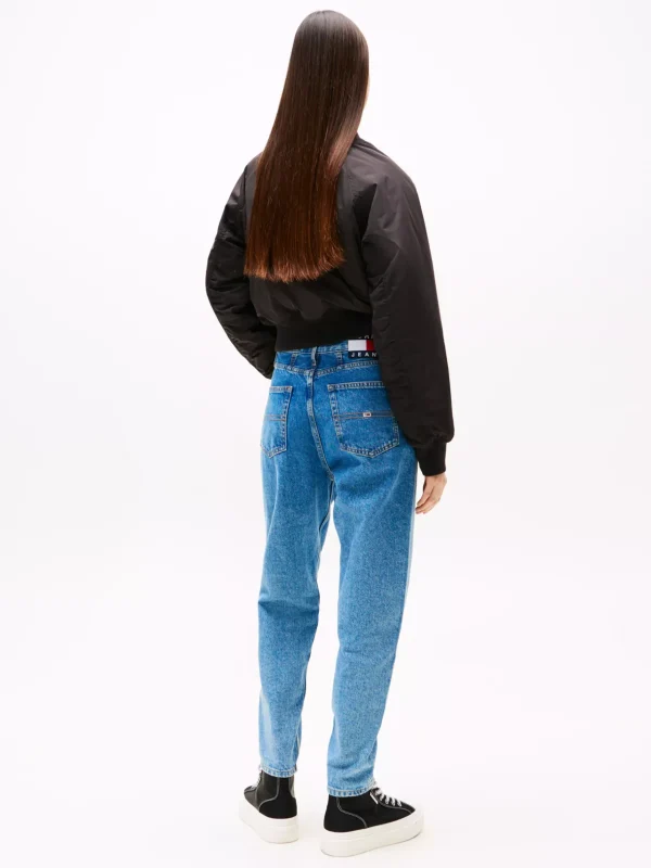 Tommy Hilfiger Mom Tapered Jeans mit ultrahohem Bund DENIM LIGHT Hot
