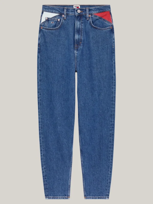 Tommy Hilfiger Mom Tapered Jeans mit ultrahohem Bund DENIM MEDIUM New