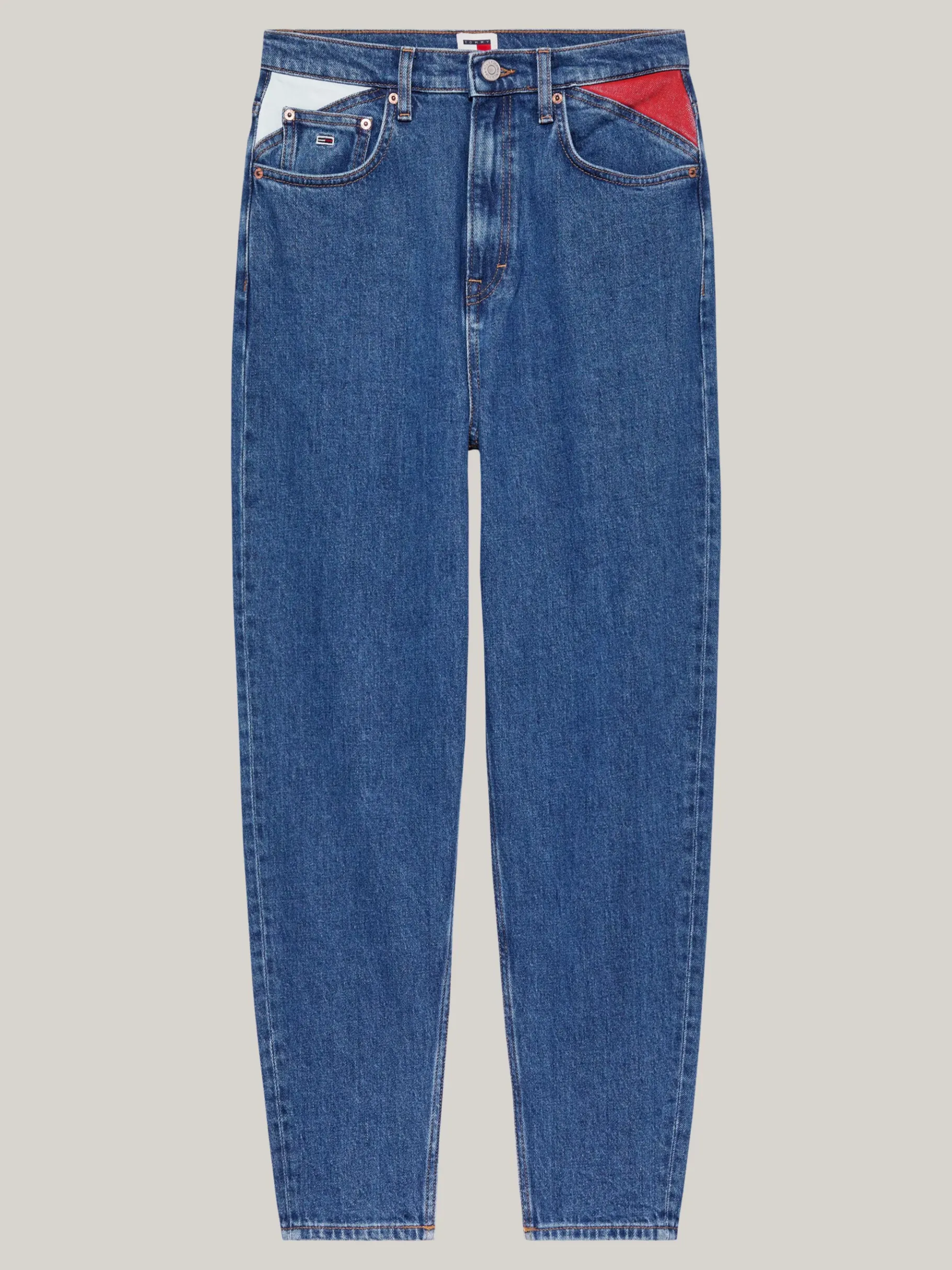 Tommy Hilfiger Mom Tapered Jeans mit ultrahohem Bund DENIM MEDIUM New