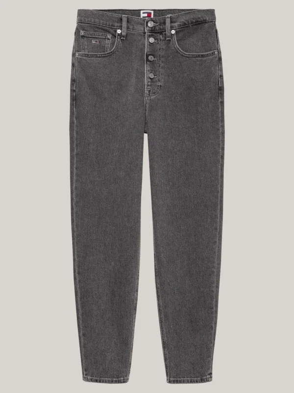 Tommy Hilfiger Mom Tapered Jeans mit ultrahohem Bund DENIM BLACK Store