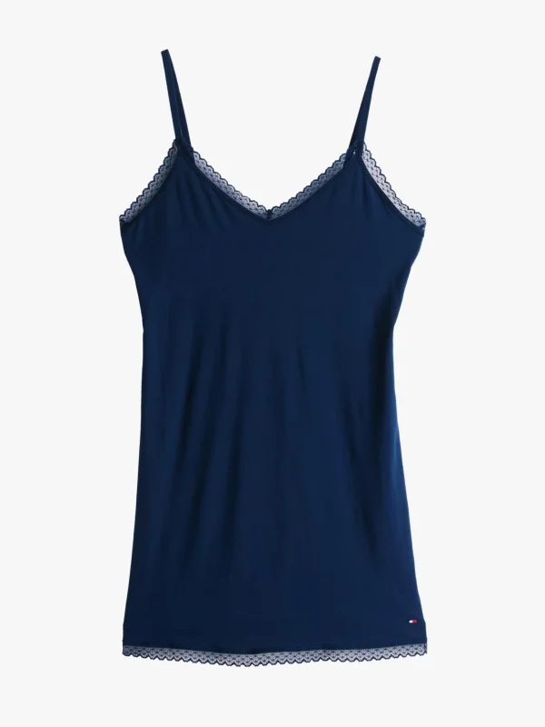 Tommy Hilfiger Nachthemd mit Spitzenbesätzen DARK NIGHT NAVY Flash Sale