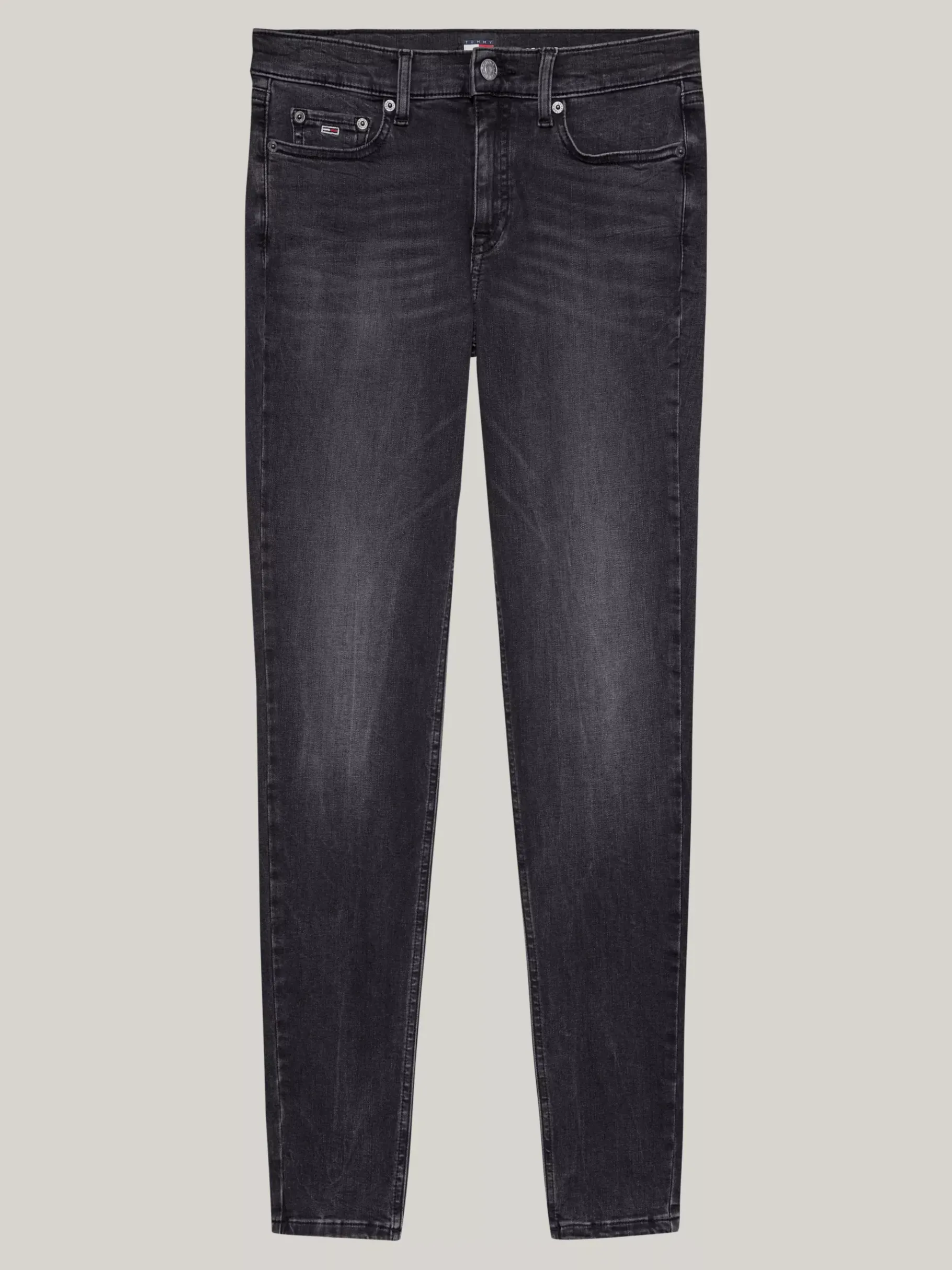 Tommy Hilfiger Nora Skinny Fade-Jeans mit mittelhohem Bund DENIM BLACK Cheap