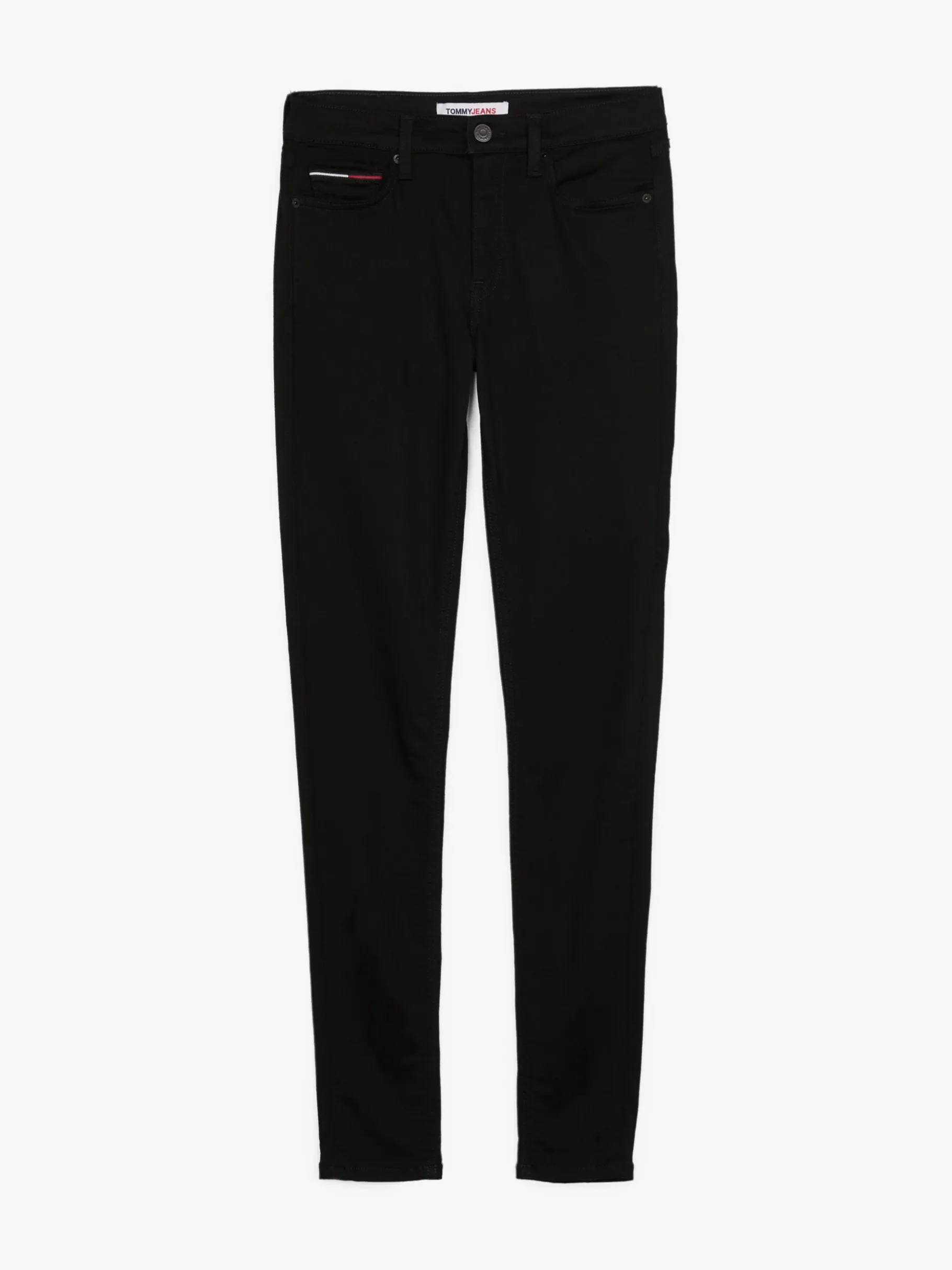 Tommy Hilfiger Nora Skinny Fit Jeans mit mittelhohem Bund STATEN BLACK STRETCH Best