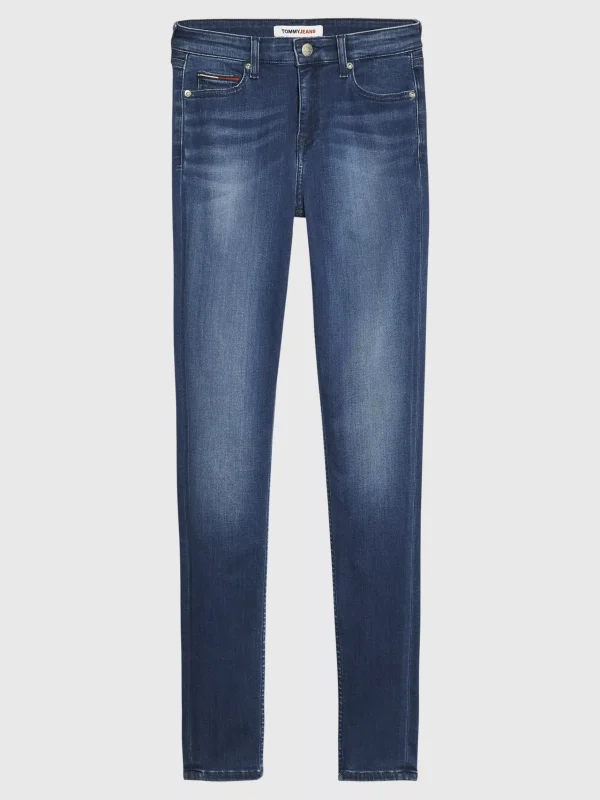 Tommy Hilfiger Nora Skinny Fit Jeans mit Fade-Effekt NEW NICEVILLE MID BLUE STRETCH Discount