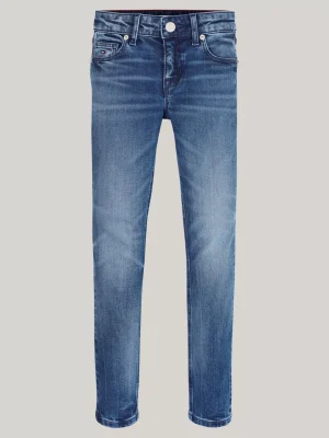Tommy Hilfiger Nora Skinny Jeans mit Dark-Wash und Fade-Effekt MID BLUE Fashion