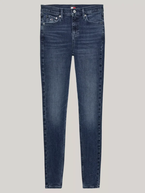 Tommy Hilfiger Nora Skinny Jeans mit Fade-Effekt DENIM DARK Flash Sale