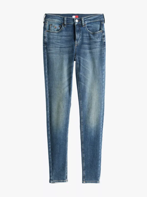 Tommy Hilfiger Nora Skinny Jeans mit mittelhohem Bund DENIM DARK Cheap