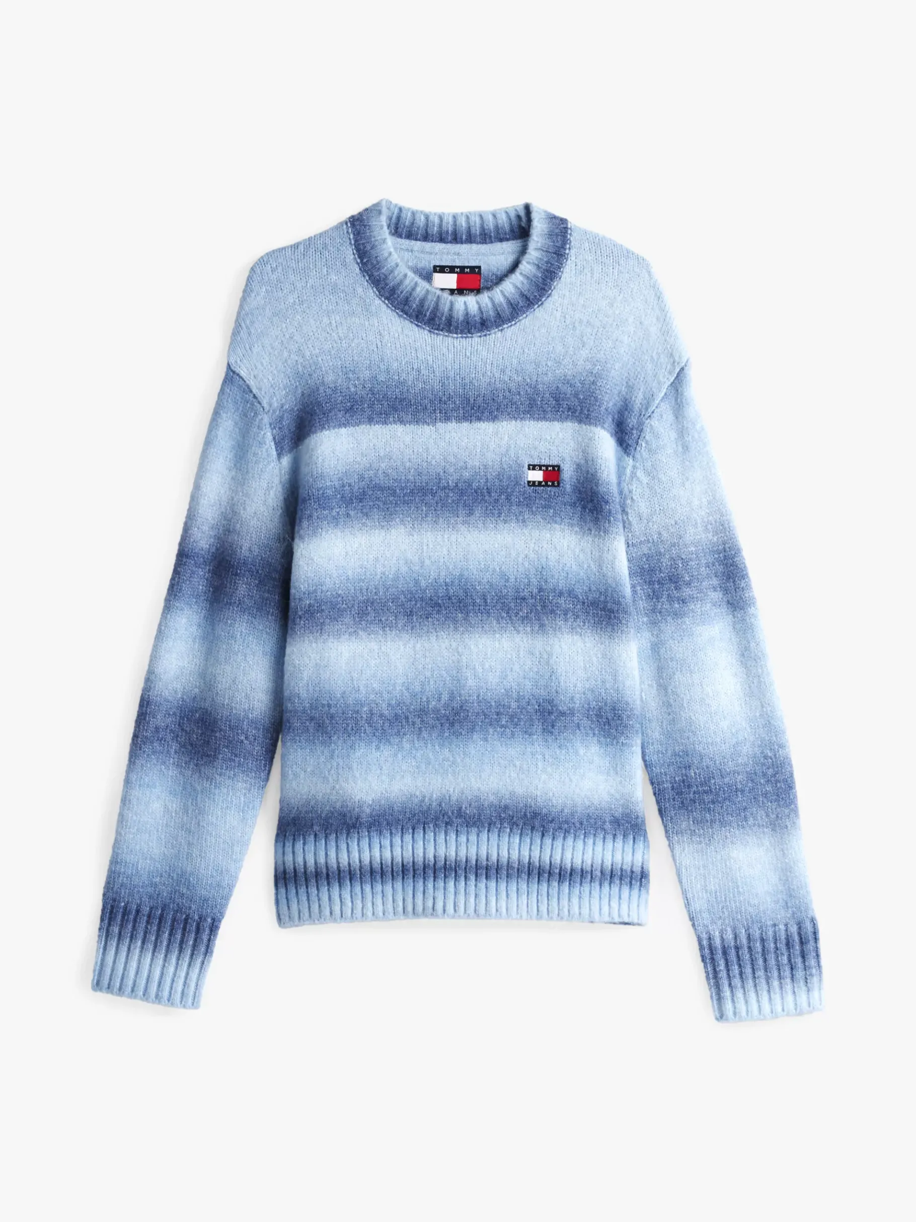 Tommy Hilfiger Ombré-Pullover mit Wolle SUGARPLUM BLUE Sale