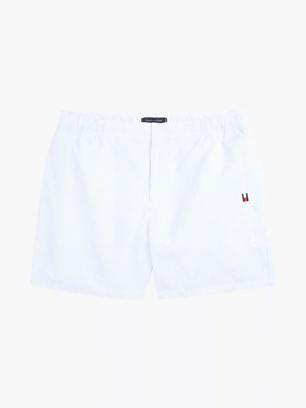 Tommy Hilfiger Original Chino-Badehose mit Ithaka-Streifen ITHACA WHITE SWEET BLUE Hot
