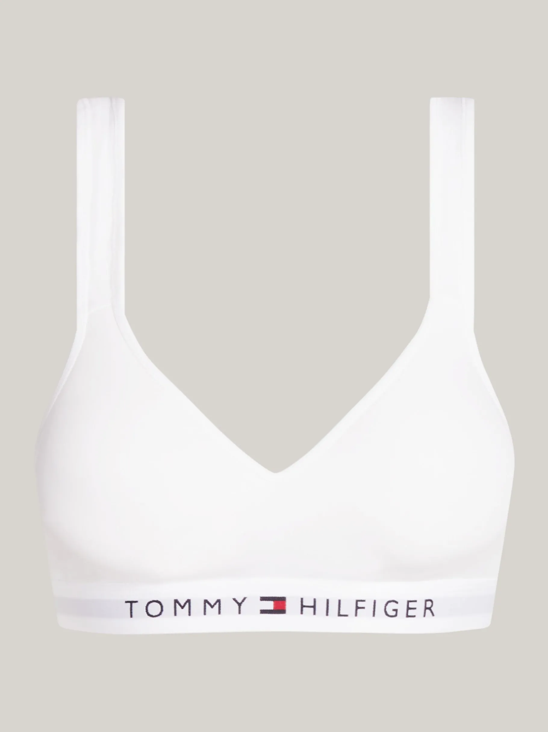 Tommy Hilfiger Original gepolstertes Push-up-Bralette WHITE Cheap