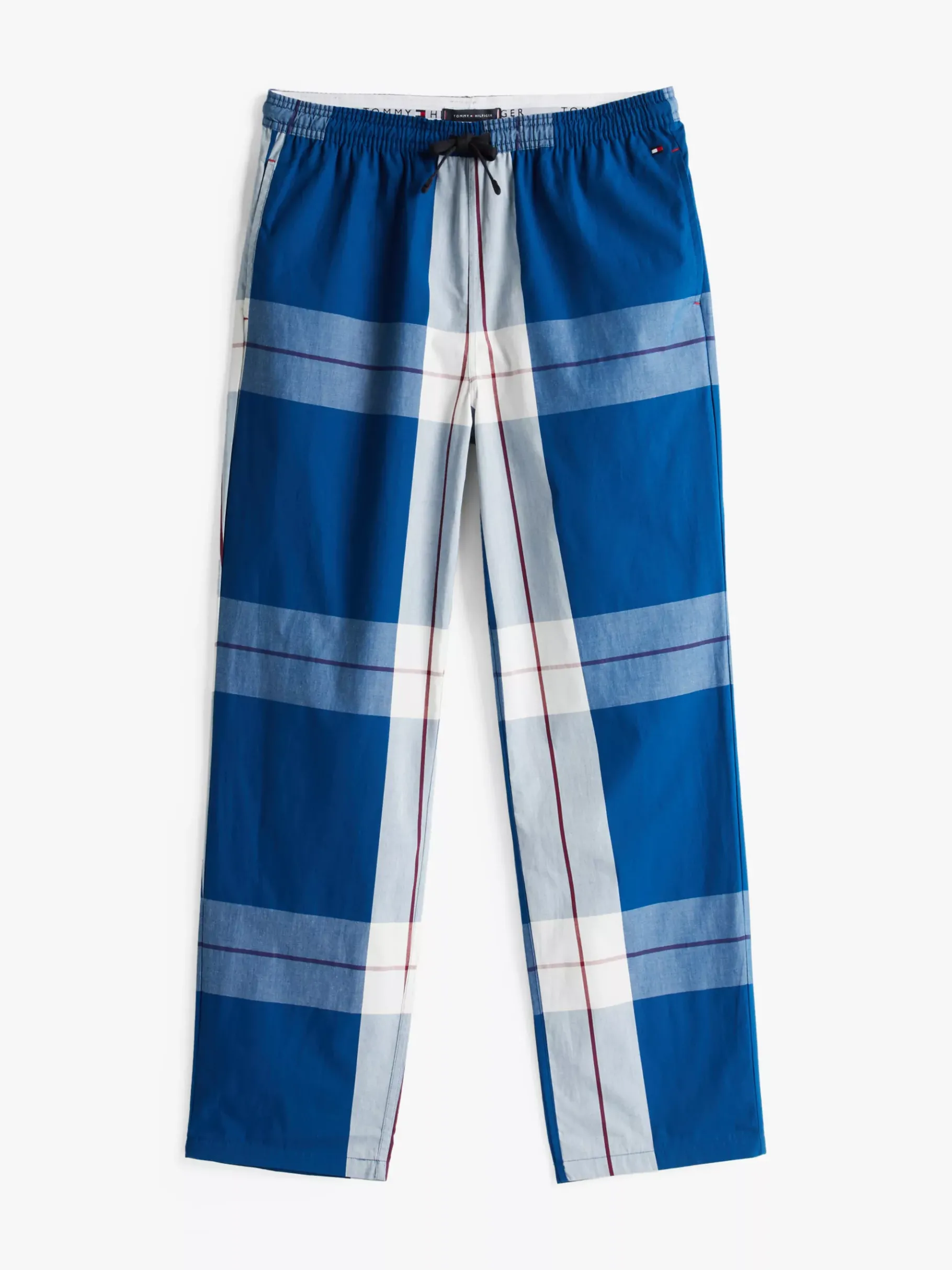 Tommy Hilfiger Original Langarm-Pyjama mit Print IVORY / SMALL BUFFALO OXFORD CHECK Cheap