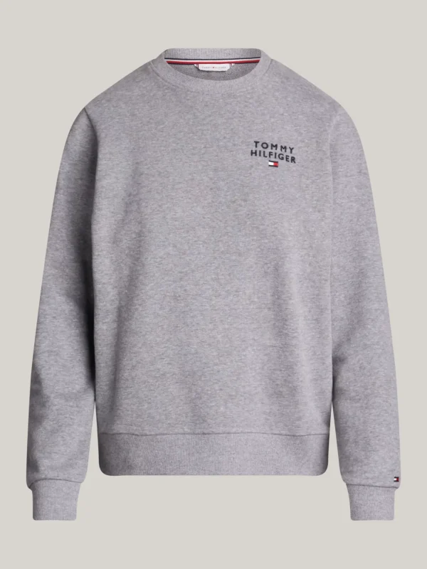 Tommy Hilfiger Original Lounge-Sweatshirt mit Logo MID GREY HT Online