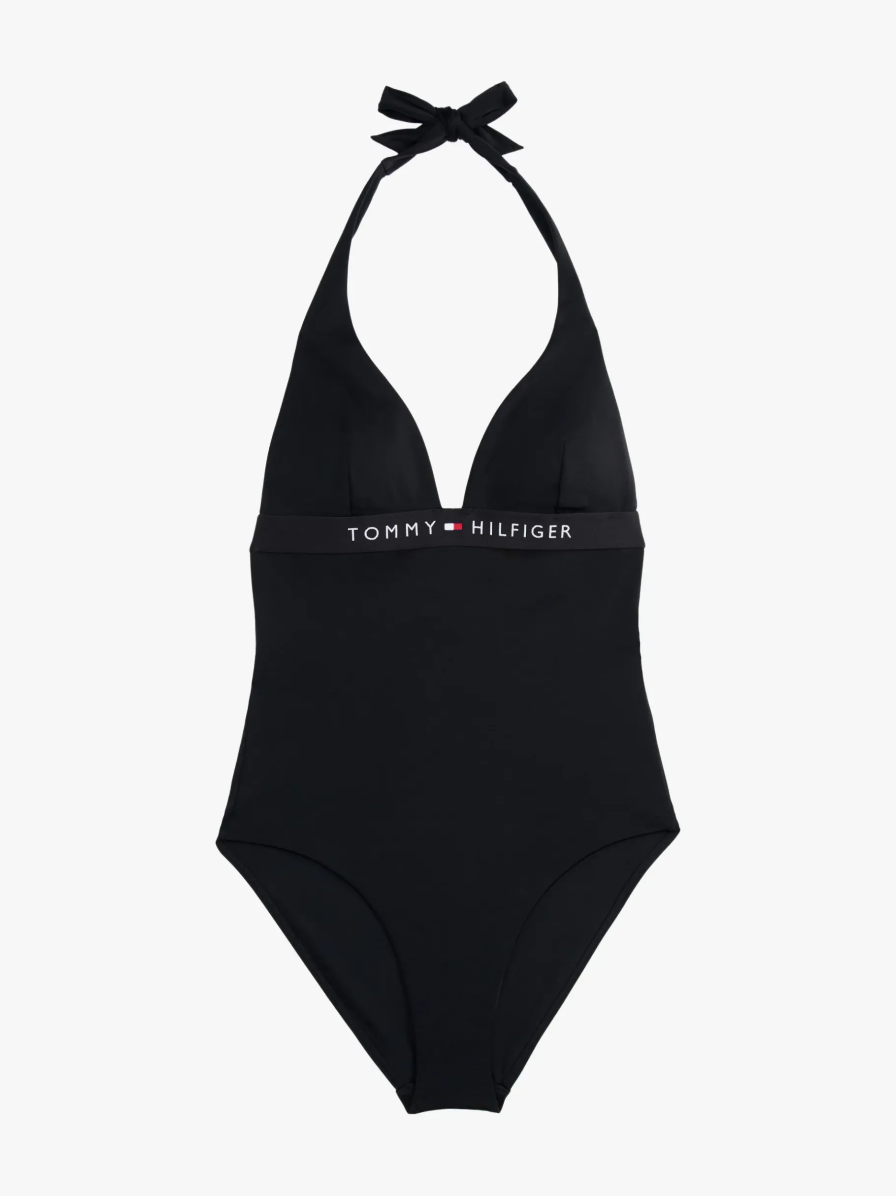 Tommy Hilfiger Original Neckholder-Badeanzug BLACK Best