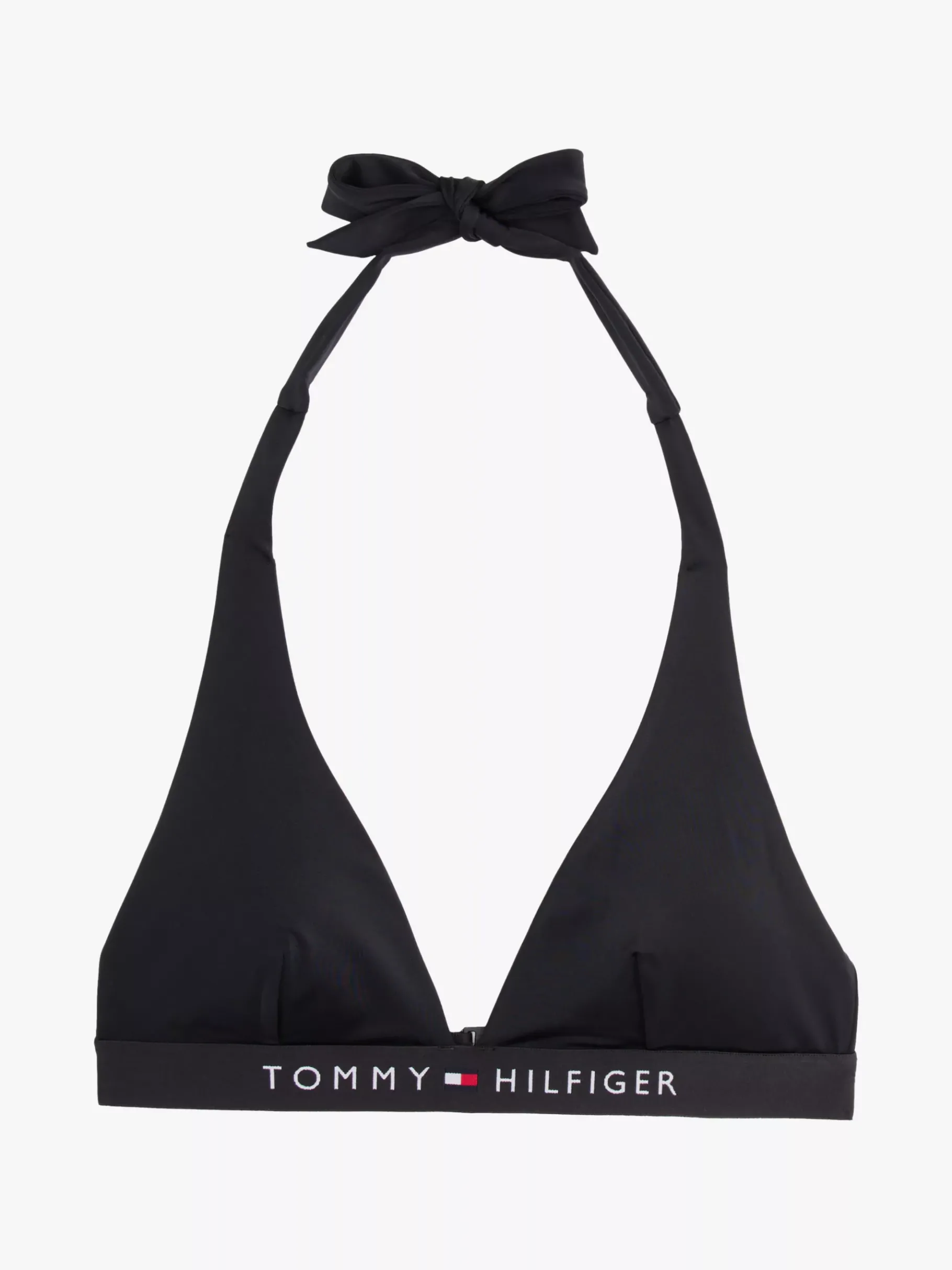 Tommy Hilfiger Original Neckholder-Bikinioberteil BLACK Best