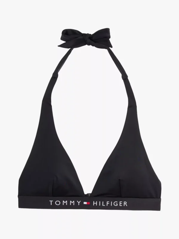 Tommy Hilfiger Original Neckholder-Bikinioberteil BLACK Best