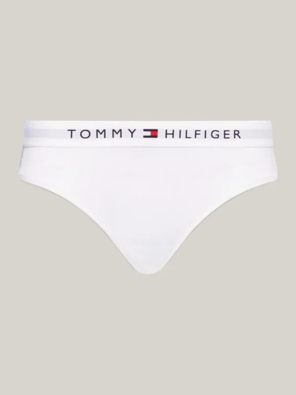 Tommy Hilfiger Original Slip mit Logo auf dem Taillenbund WHITE Flash Sale
