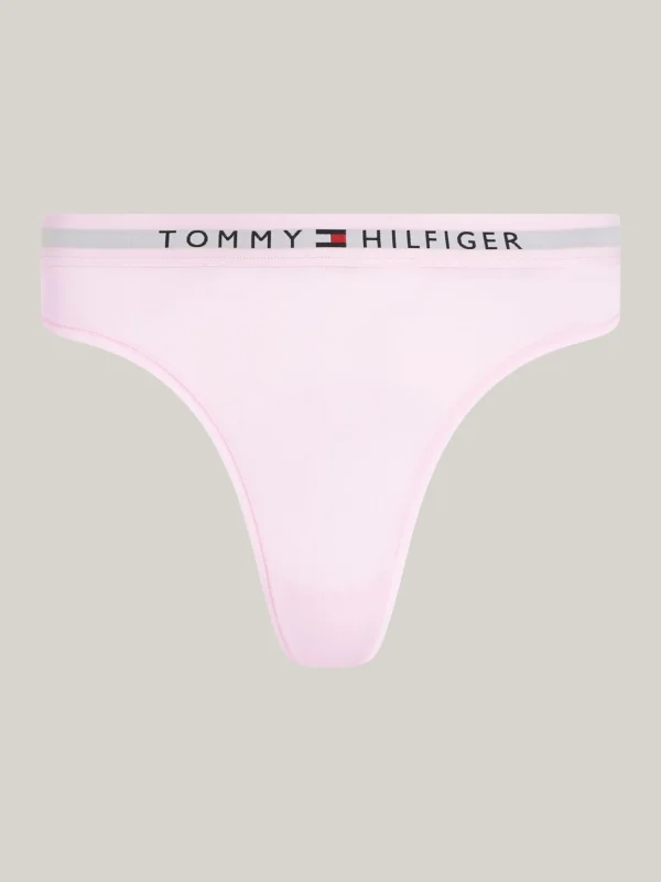 Tommy Hilfiger Original String mit Logo auf dem Taillenbund LIGHT PINK Sale