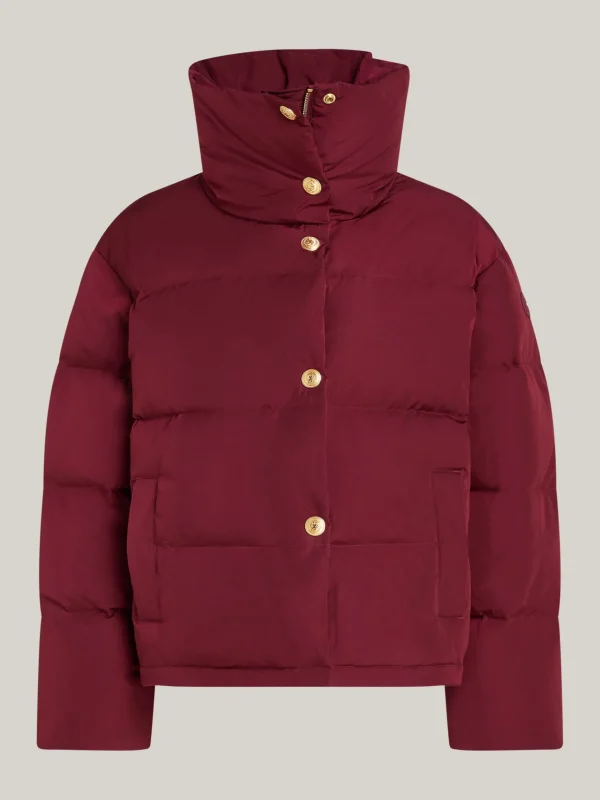 Tommy Hilfiger Oversized Fit Daunenjacke DEEP ROUGE Store
