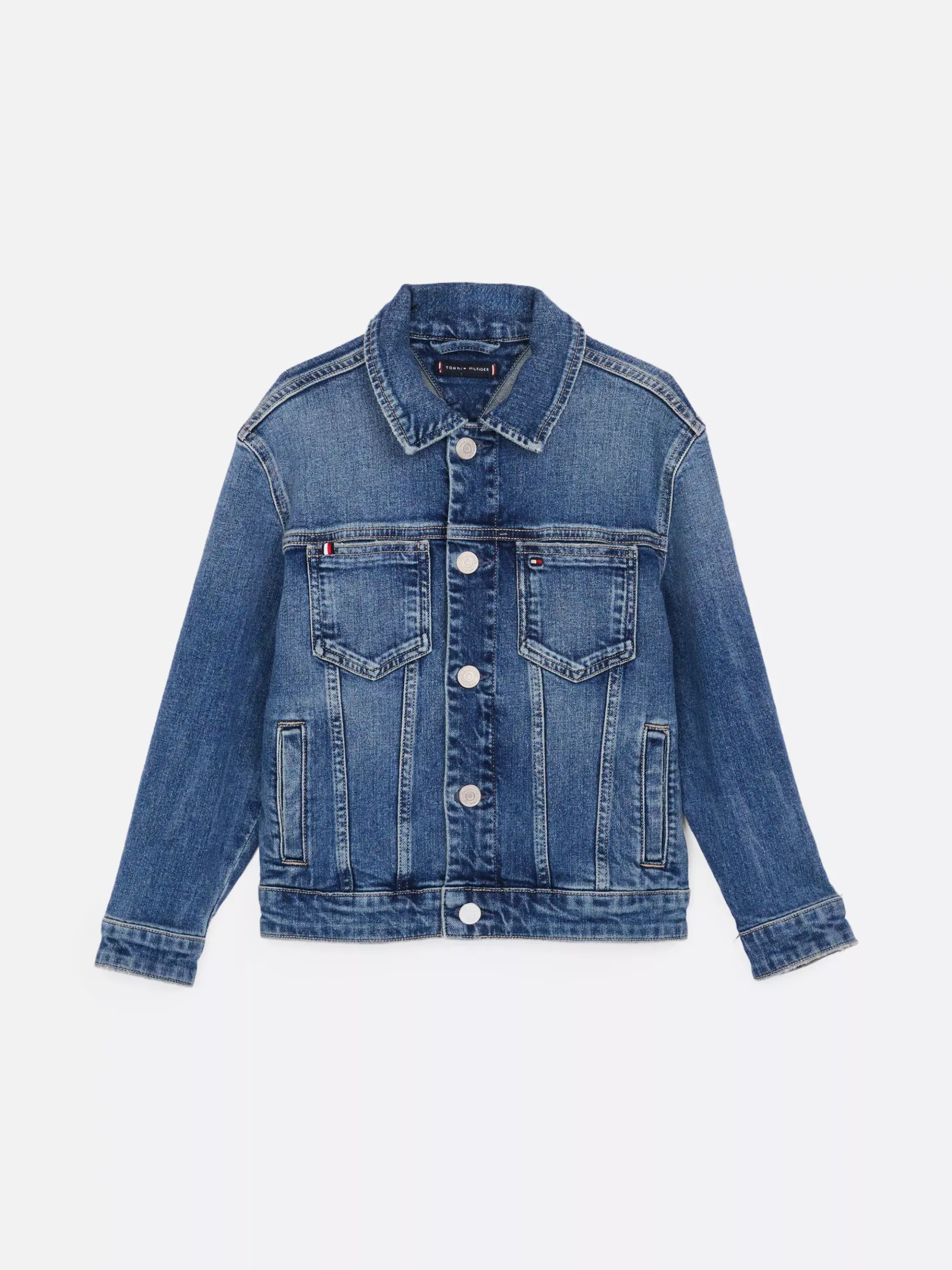 Tommy Hilfiger Oversized Fit Truckerjacke aus Denim VINTAGE Store