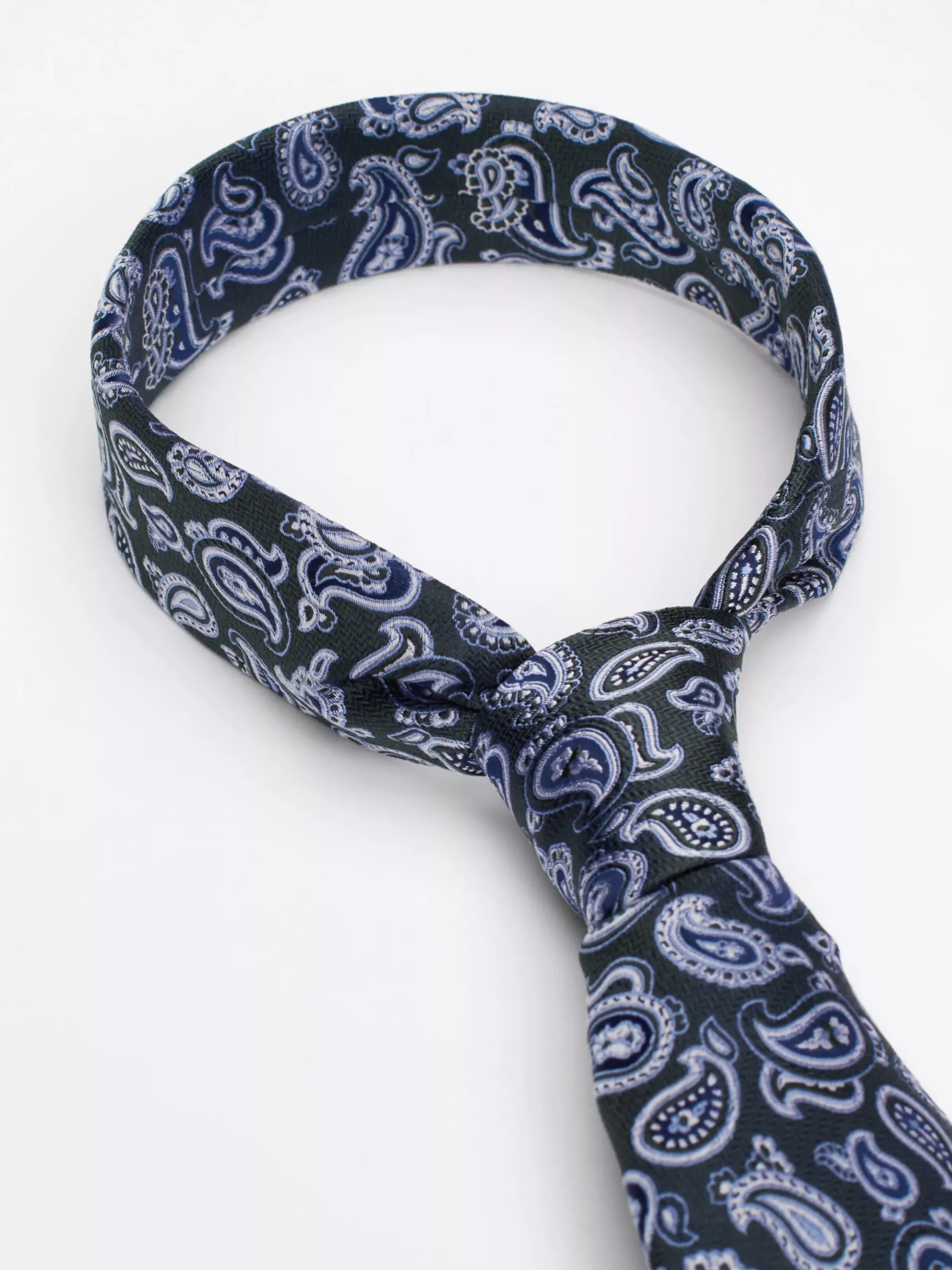 Tommy Hilfiger Paisley-Krawatte aus Seide ORNAMENTAL GREEN PAISLEY Online