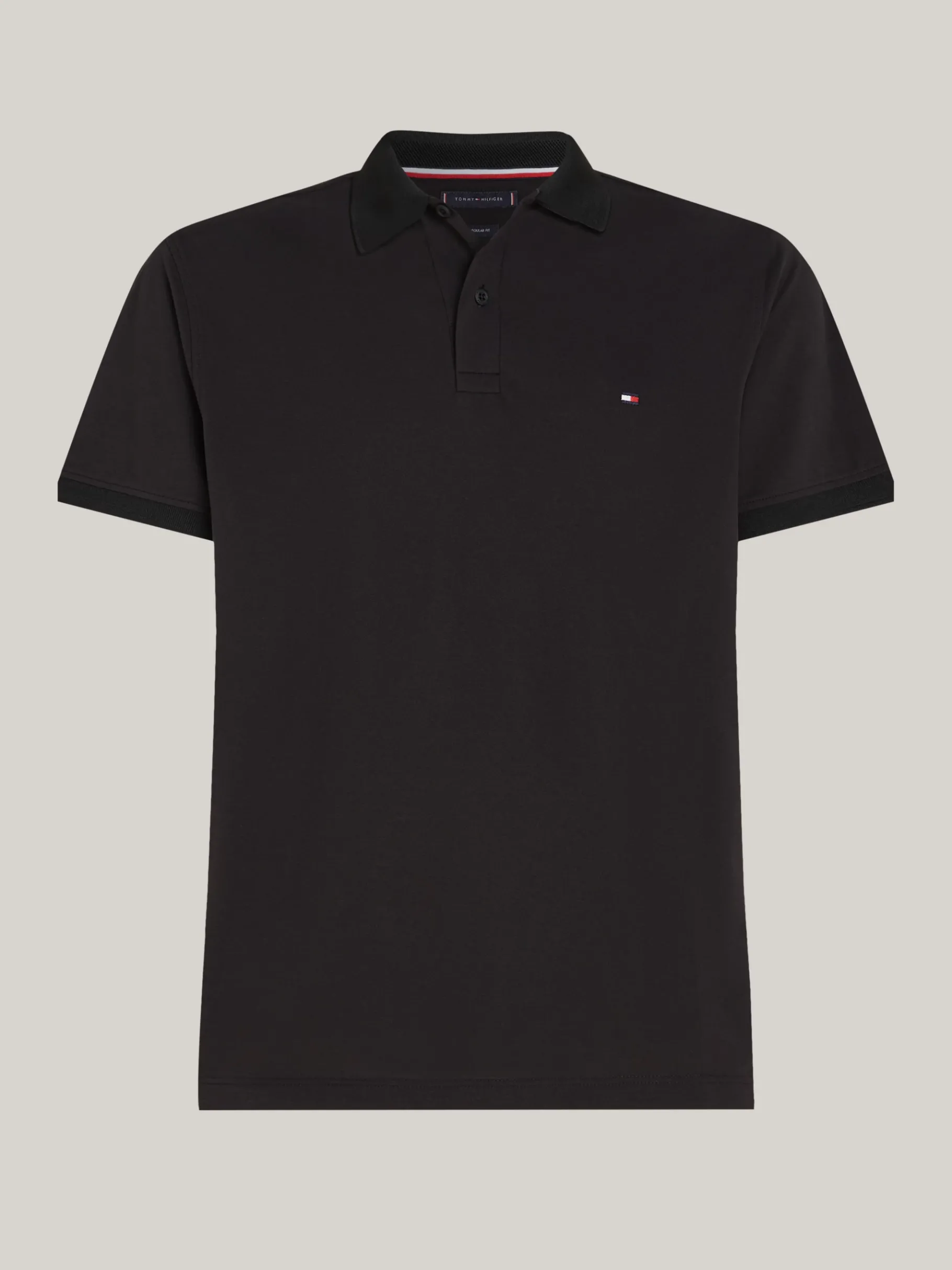 Tommy Hilfiger Performance TH Flex Regular Fit Poloshirt BLACK Discount