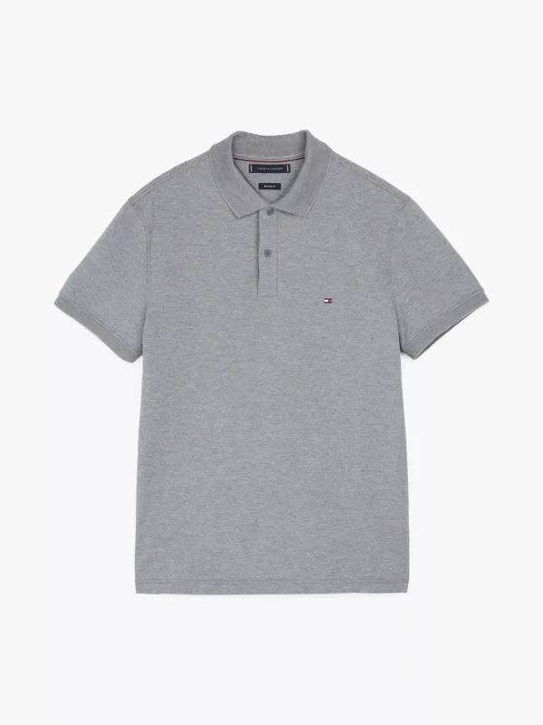 Tommy Hilfiger Performance TH Flex Regular Fit Poloshirt MEDIUM GREY HEATHER New