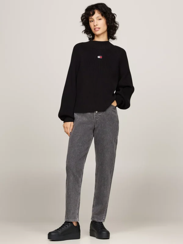 Tommy Hilfiger Platform-Sneaker aus Leder BLACK Best