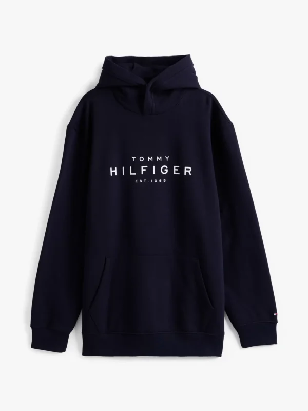 Tommy Hilfiger Plus Hoodie mit Druckknöpfen und Logo DESERT SKY Flash Sale