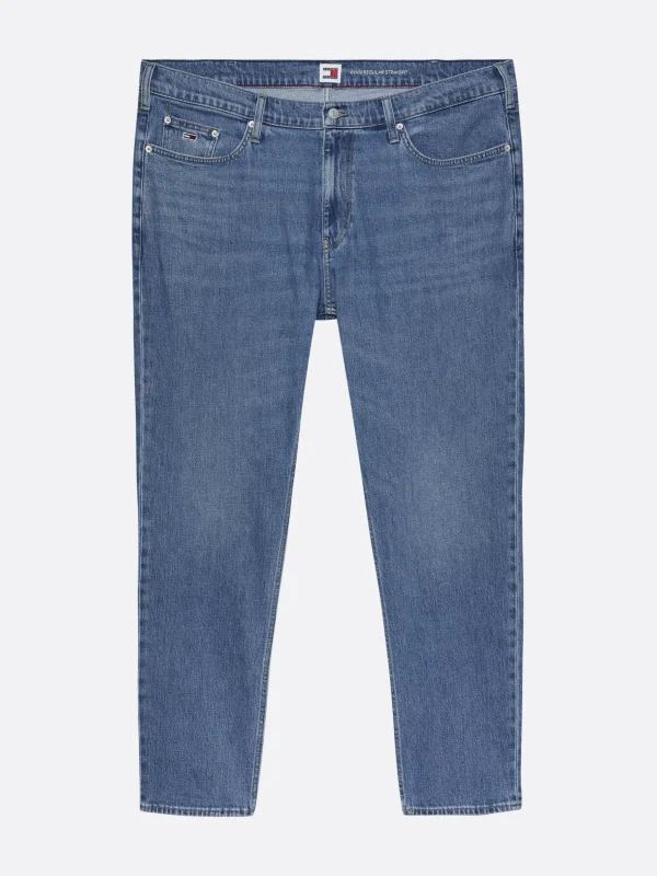 Tommy Hilfiger Plus Ryan Slim Straight Jeans mit Fade-Effekt DENIM MEDIUM Flash Sale