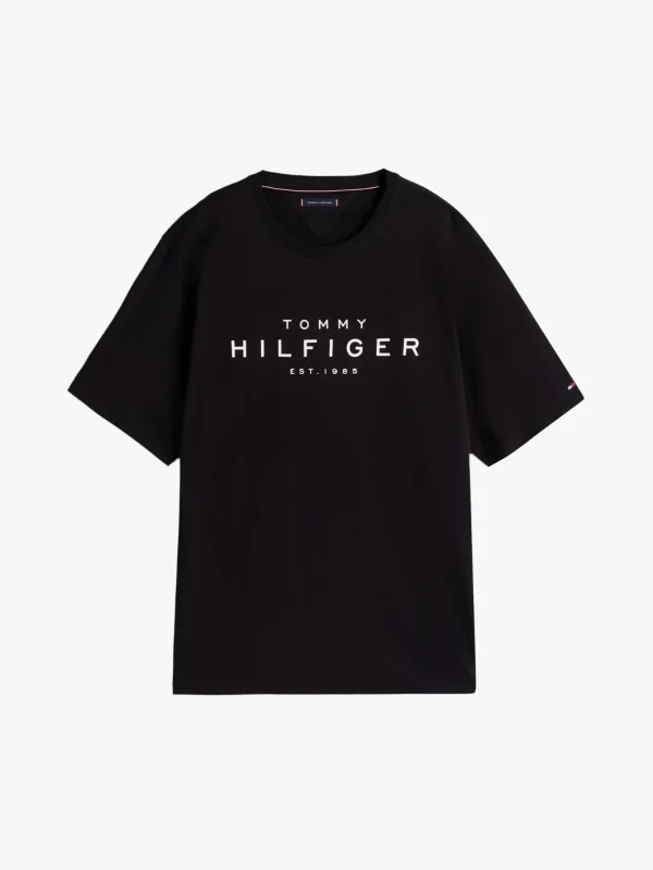 Tommy Hilfiger Plus T-Shirt mit Logo BLACK Outlet