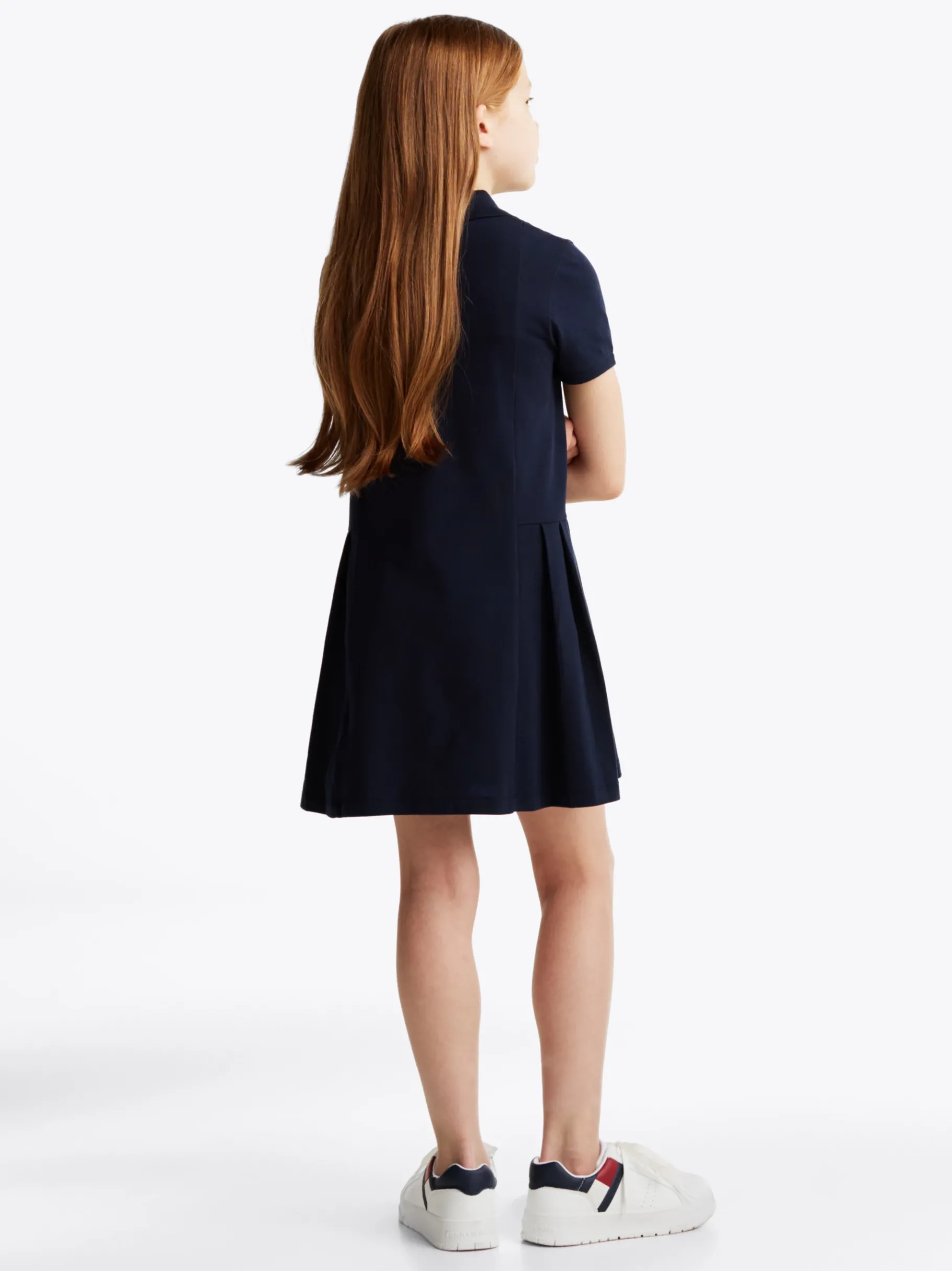 Tommy Hilfiger Polokleid mit Falten DARK NIGHT NAVY Fashion