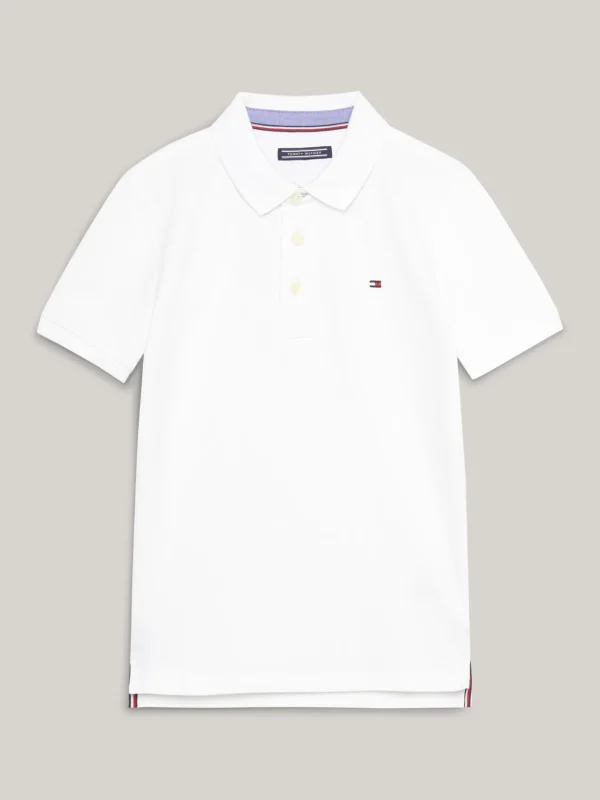 Tommy Hilfiger Poloshirt aus reiner Baumwolle BRIGHT WHITE New