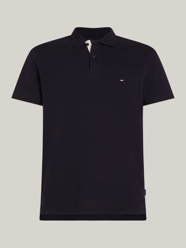 Tommy Hilfiger Poloshirt mit Flag-Stickerei DESERT SKY Sale